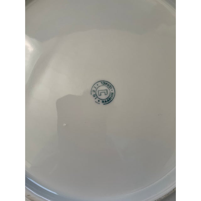 Vintage Naaman Israel Fruit Motif Porcelain China Dinner Plate 11" For Sale - Image 4 of 6