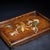 Vintage Huanghuali Wood Tray With Mother-of-Pearl Bird & Flower Inlay For Sale - Image 9 of 9