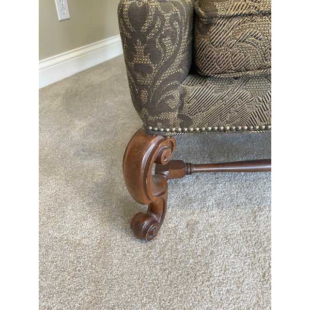 English Ferguson Copeland Custom Wing Back Chair For Sale - Image 3 of 13