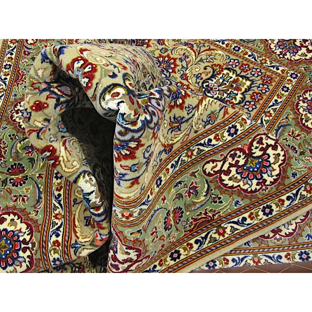Kashan Shadsar Rug, 1970s For Sale - Image 6 of 15