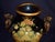 Vintage Neoclassical Ceramic Amphora Vase Lyre Floral Gilt Figural Urn 15” For Sale - Image 13 of 14
