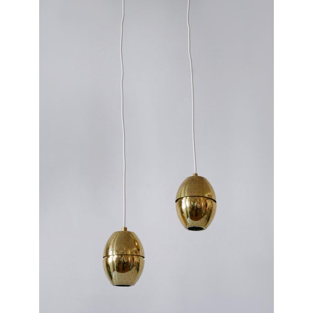 Metal Egg Pendant Lamps by Hans-Agne Jakobsson for Ab Markaryd, 1960s, Set of 2 For Sale - Image 7 of 18