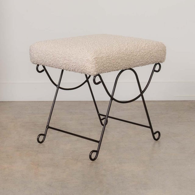 Panoplie Iron Loop Stool, Poodle For Sale In Los Angeles - Image 6 of 10