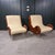 Vintage Art Deco Style Armchairs with Canaletto Walnut Armrests, 2010s, Set of 2 For Sale - Image 11 of 12