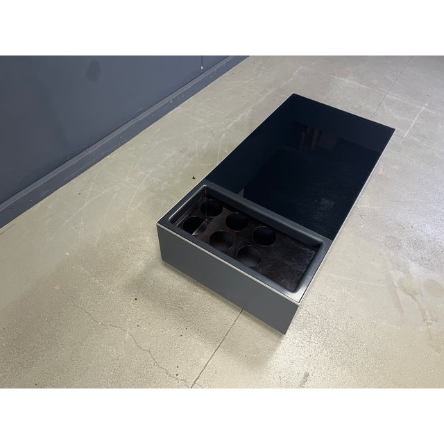 Vintage Coffee Table in Wood and Glass from Roche Bobois, 1980s For Sale - Image 6 of 10