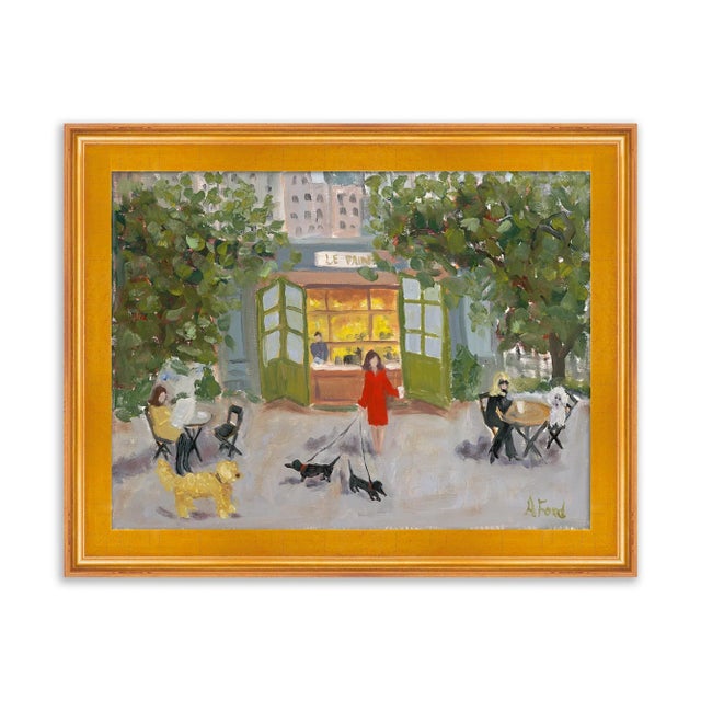 Alice Ford Bryant Park by Alice Ford in Gold Frame, XS Art Print For Sale - Image 4 of 4