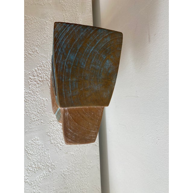 Tan Mid 20th Century Hand-Carved Large Decorative Bird For Sale - Image 8 of 10