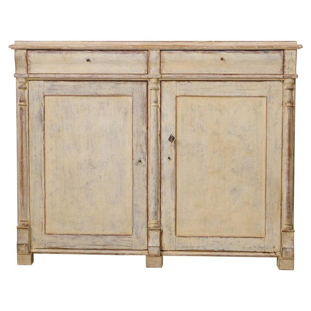 Antique Northern Swedish Empire Rustic Handmade Sideboard For Sale - Image 13 of 13