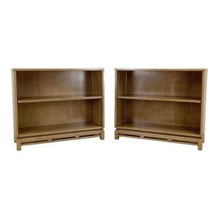Mid-Century Modern Low Bookcases, Simplex by Kent Coffey, Pair For Sale