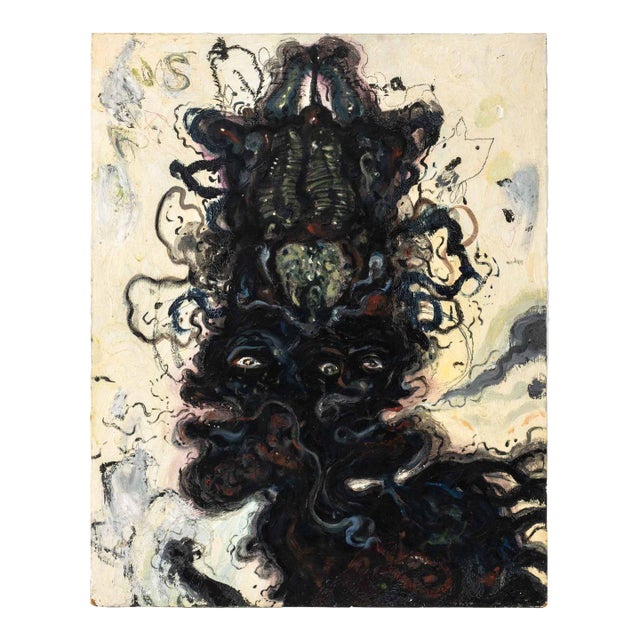 Robert Dandarov "Janus" Oil on Panel For Sale