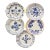 Casa Nuno Blue and White Dinner Plates, Mixed Patterns, Set of 10 For Sale