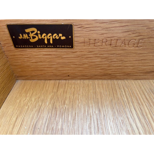 Copper Heritage Mid Century Modern Walnut 7 Drawer Chest of Drawers/Dresser... For Sale - Image 8 of 12