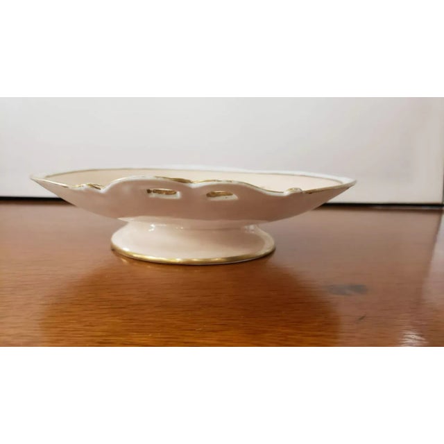 Late 19th Century Old Paris Porcelain Floral Motif Cake Stand For Sale In New Orleans - Image 6 of 6