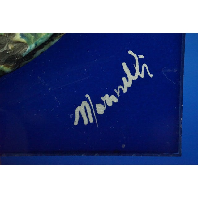 Vintage Lava Stone and Enamel Plaque by Mario Marinelli, 1950s For Sale - Image 15 of 18