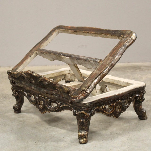 18th Century Laquered Table Lectern, Italy For Sale - Image 4 of 14