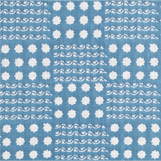 Resembling an American quilt, Campobello is a figured jacquard woven that symbolizes Sister Parishs love for American...