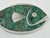 Emilia “Mimi” Castillo Taxco Malachite Silver Plate Fish Hand Mirror, 1970s For Sale - Image 11 of 18