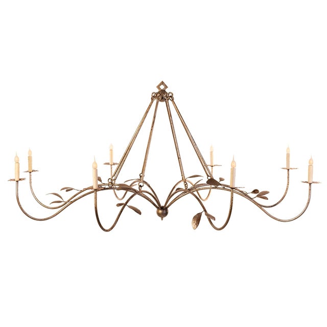 Nearly eight feet tall, with interweaving steel leaves layered over the Belfair frame. The foliage is abstract enough to...