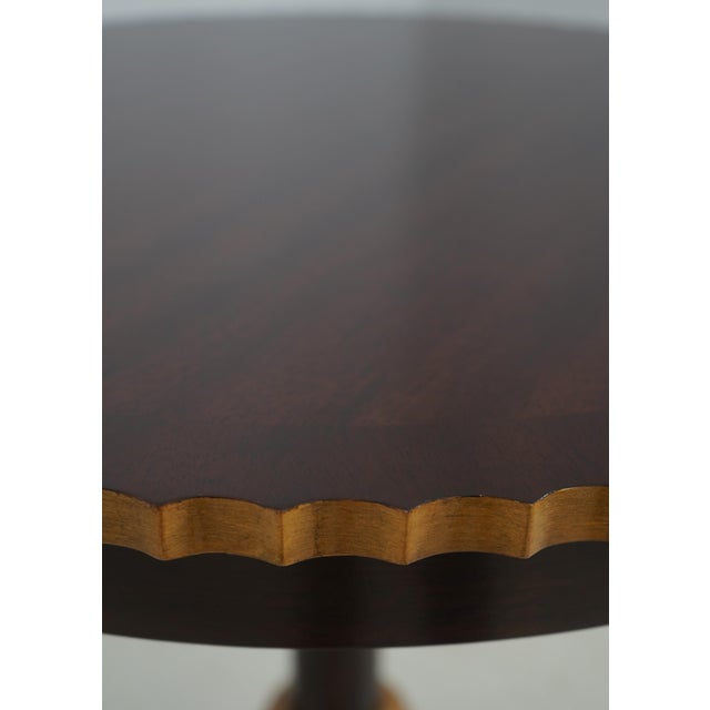 Pair Theodore Alexander 50016 Round Lamp Tables For Sale - Image 10 of 15