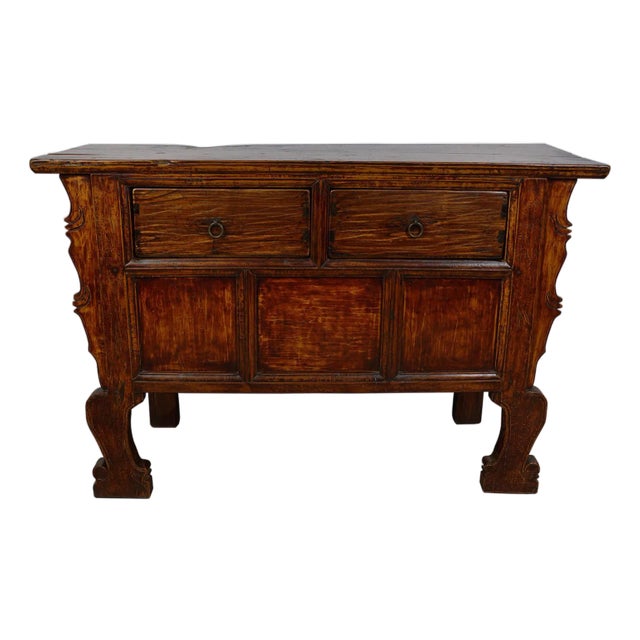 19th Century Antique Chinese Credenza, Sideboard, Buffet Table For Sale