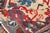 Vintage Turkish Oushak Rug With Bold Red, Blue, and Gray Tribal Motifs For Sale - Image 9 of 10