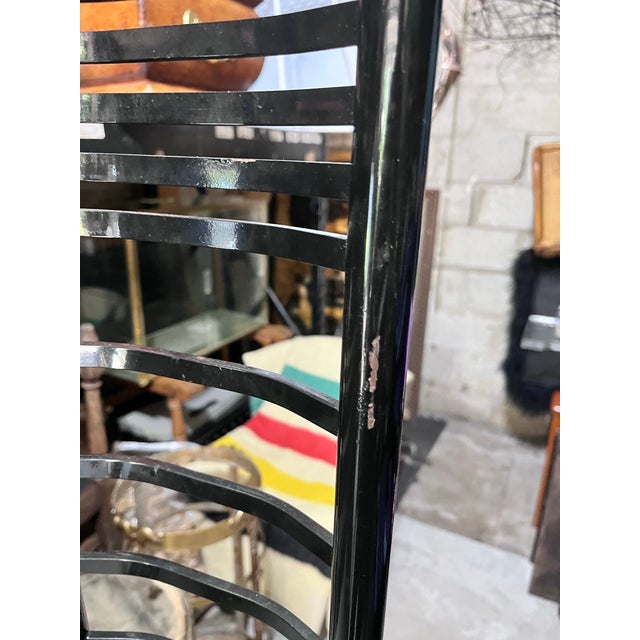 Vintage Ladder Back Chair in the Style of Cassini, Memphis Milano in Character. For Sale - Image 9 of 9