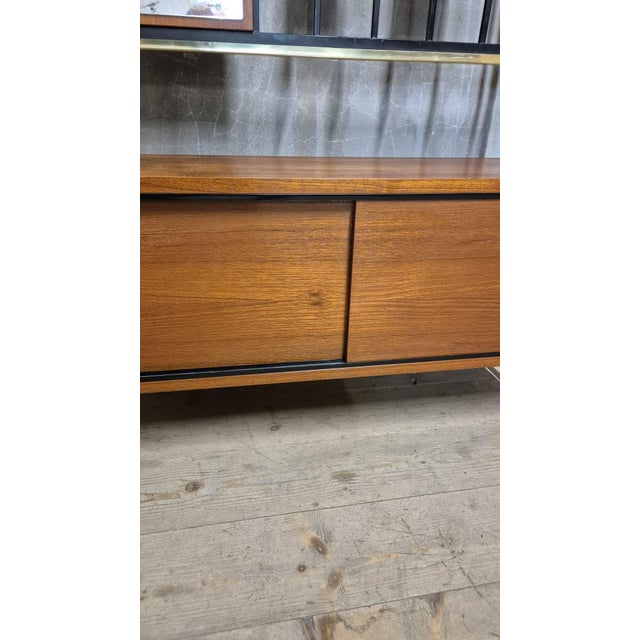 Mid-Century Modern Hallway Coat Rack with Mirror by Alfred Hendrickx for Belform, Belgium, 1940s For Sale - Image 12 of 18