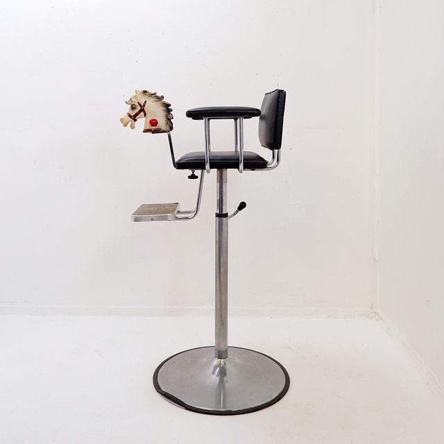 Vintage Children's Hairdresser or Barber Chair from Cavallino, 1950s For Sale - Image 11 of 18