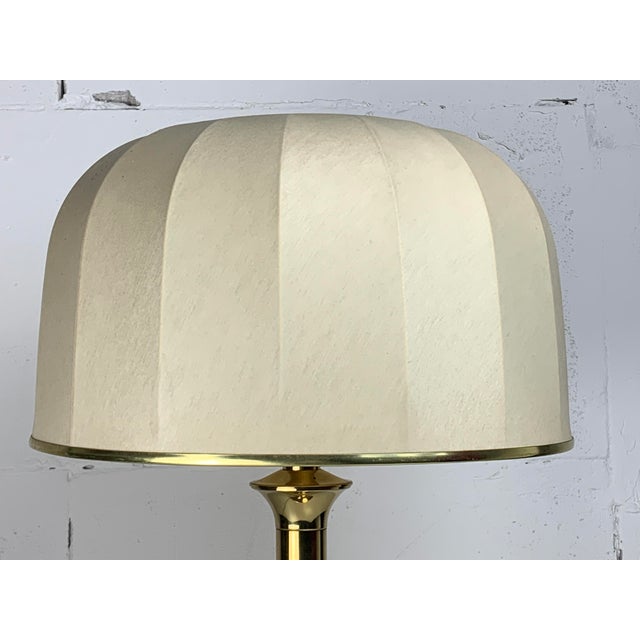 Mid-Century Hollywood Regency Brass Mushroom Table Lamp, Vienna, Austria, 1960s For Sale - Image 6 of 16