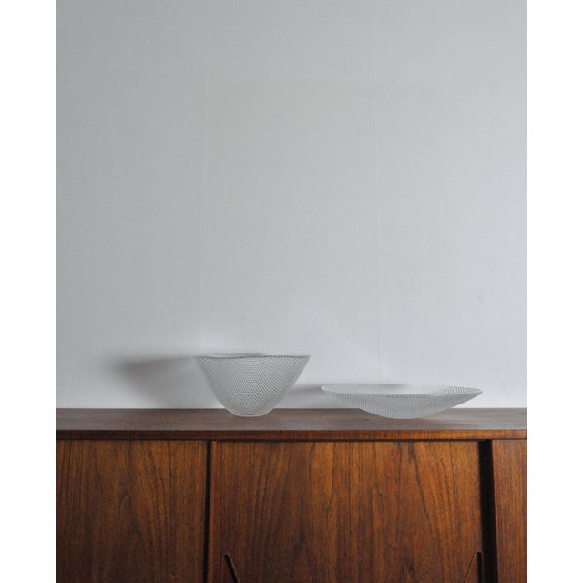 Trigona Glass Dish from Holmegaard, Denmark, 1980s For Sale - Image 8 of 9