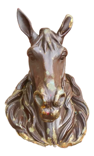 Antique French Butchers Horse Head