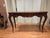 Antique Louis XV Style Inlaid Walnut/Kingwood/Mahagony and Maple Parquetry Featuring Ornate Carvings, Cabriole Legs and Center Figural Carvings For Sale - Image 9 of 9