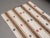 1970s 1970s Vintage Handmade Wool Cotton White Runner Rug For Sale - Image 5 of 11