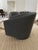 Two Design Within Reach Benson U Turn Swivel Chairs in Pumice Pebble Weave For Sale In Los Angeles - Image 6 of 9