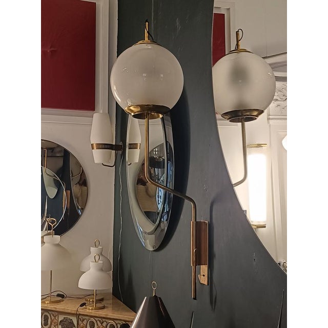 Mid-Century Modern LP11 Wall Lamp by Luigi Caccia Dominioni for Azucena, Italy, 1950s For Sale - Image 3 of 11