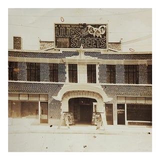 Vintage 1920s New Braunfels, Texas Movie Theater Lilies of the Streets Photograph For Sale