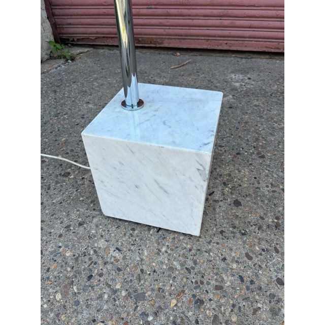 Metal 1970s Italian Arco Inspired Adjustable Floor Lamp For Sale - Image 7 of 9