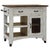 Wood Greenview Kitchen Island - Distressed White - 39" For Sale - Image 7 of 7