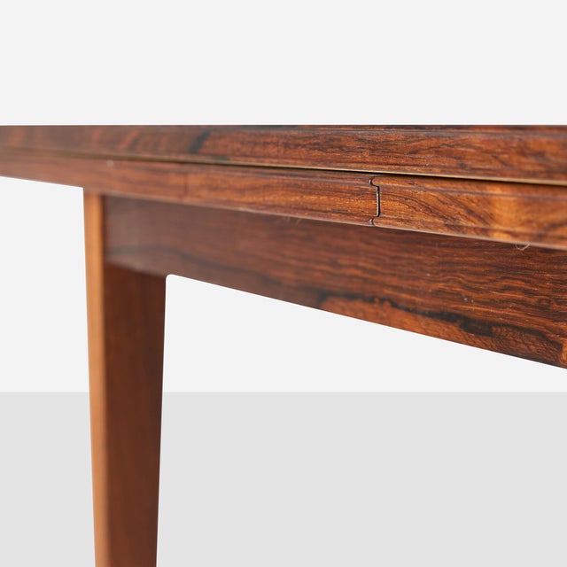 Wood 1960s Rosewood Extendable Coffee Table for Haslev Møbelsnedkeri For Sale - Image 7 of 8
