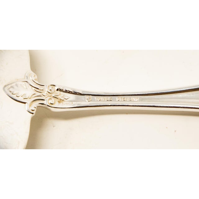 Mid 20th Century Mid 20th Century Sterling Silver Serving Spoon For Sale - Image 5 of 6