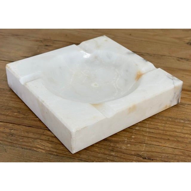 Vintage Italian Alabaster Ashtray Catchall Dish For Sale In Kansas City - Image 6 of 9