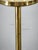 Metal Space Age Bubble Glass and Brass Floor Lamp, Czechoslovakia, 1970s For Sale - Image 7 of 11