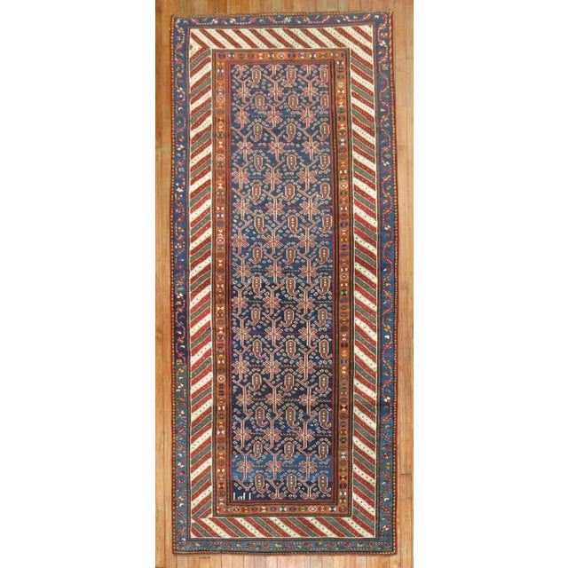 Early 20th Century Antique Persian Kurd Wide Runner, 3'11'' X 8'8'' For Sale - Image 13 of 13