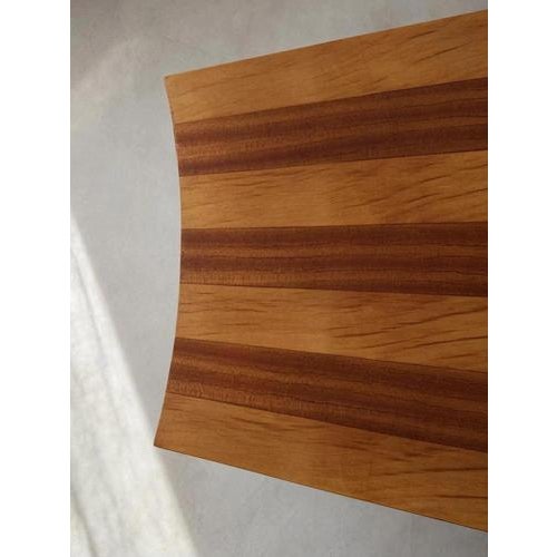 Fan-Shaped Coffee Table with Inlaid Wood, 1950s For Sale - Image 15 of 17