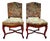 Pair of Antique Louis XIV Style, Needlepoint-Upholstered Side Chairs For Sale