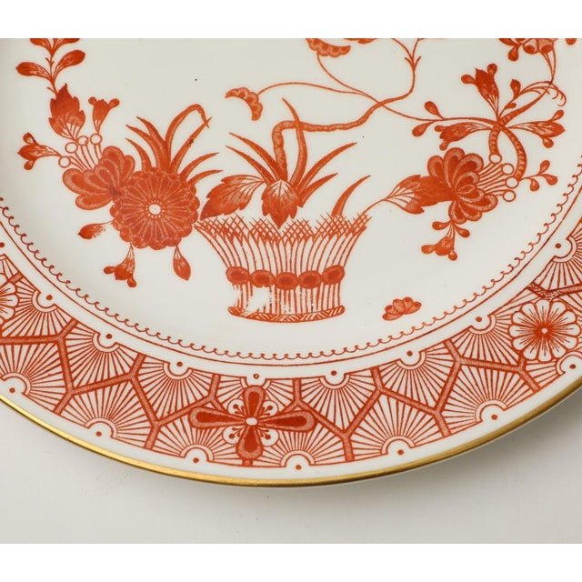 Metal Royal Crown Derby Luncheon Plates, Chandos Pattern, Set of 12 For Sale - Image 7 of 9