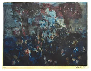 Flower Composition - Original Etching by Nino Cordio - 1967 1967