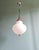 Space Age Pendant Light in White Opaline, 1970 For Sale - Image 3 of 13