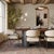 Black Marlow Black Wood Oval Dining Table For Sale - Image 8 of 10