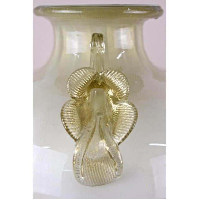 Murano Amphora Vase attributed to Gabbiani Venice, Italy, 2000s For Sale - Image 6 of 18